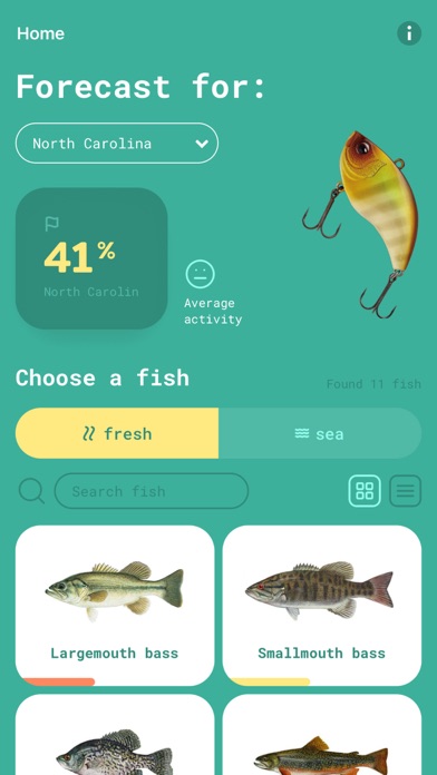 Fishing Activity Screenshot