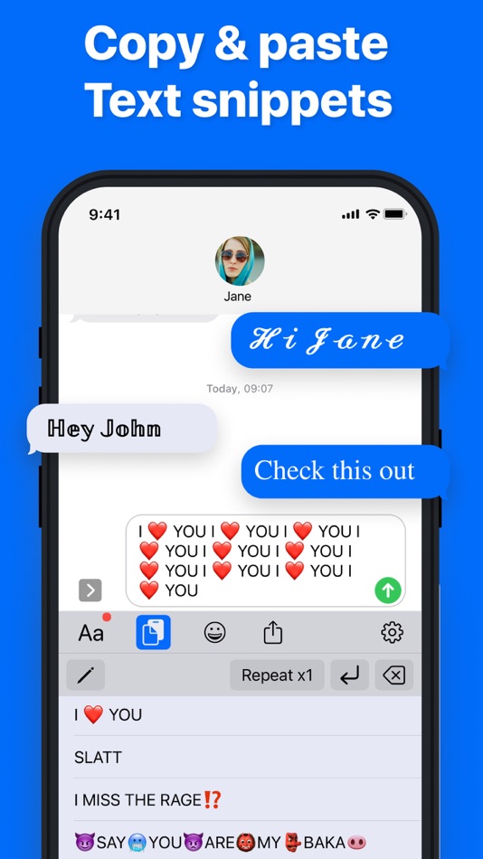 #4. Keyboard Fonts Pro (iOS) 由: Pixdeo LTD