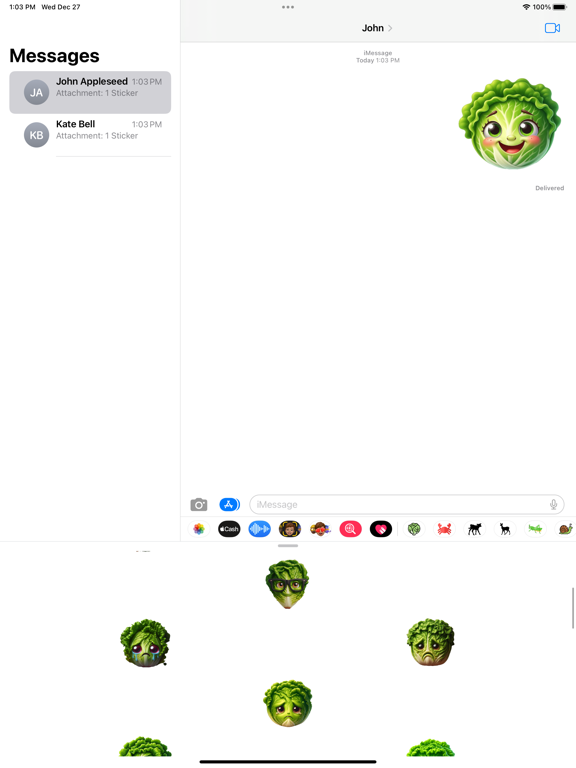 Screenshot #6 pour Lettuce Stickers