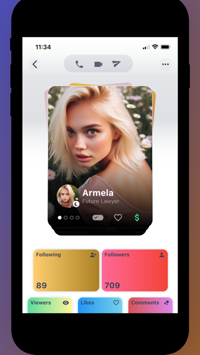 Facecard - Social Experience Screenshot