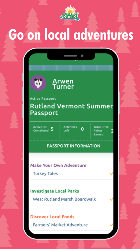 #5. Come Alive Outside PASSPORT (iOS) 게시자: Come Alive Outside Inc.,