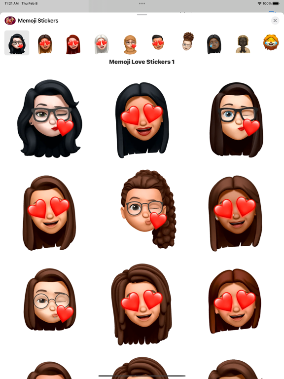 Screenshot #4 pour Memoji Stickers - Emoji