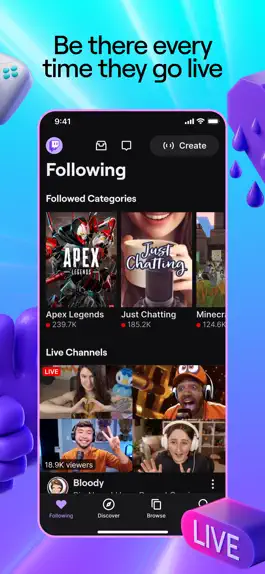 Game screenshot Twitch: Live Game Streaming apk