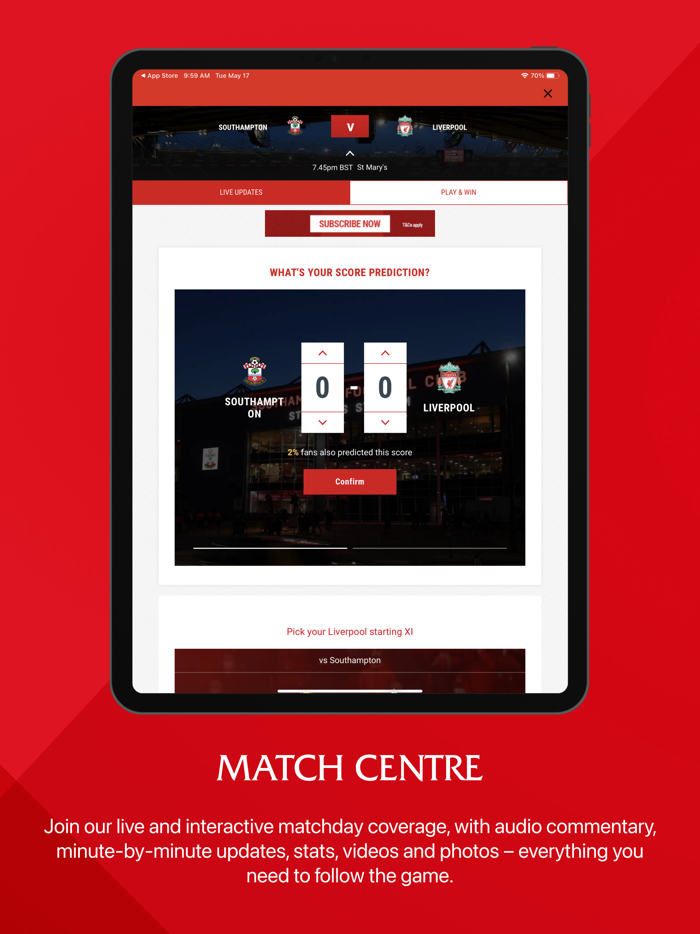 The Official Liverpool FC App