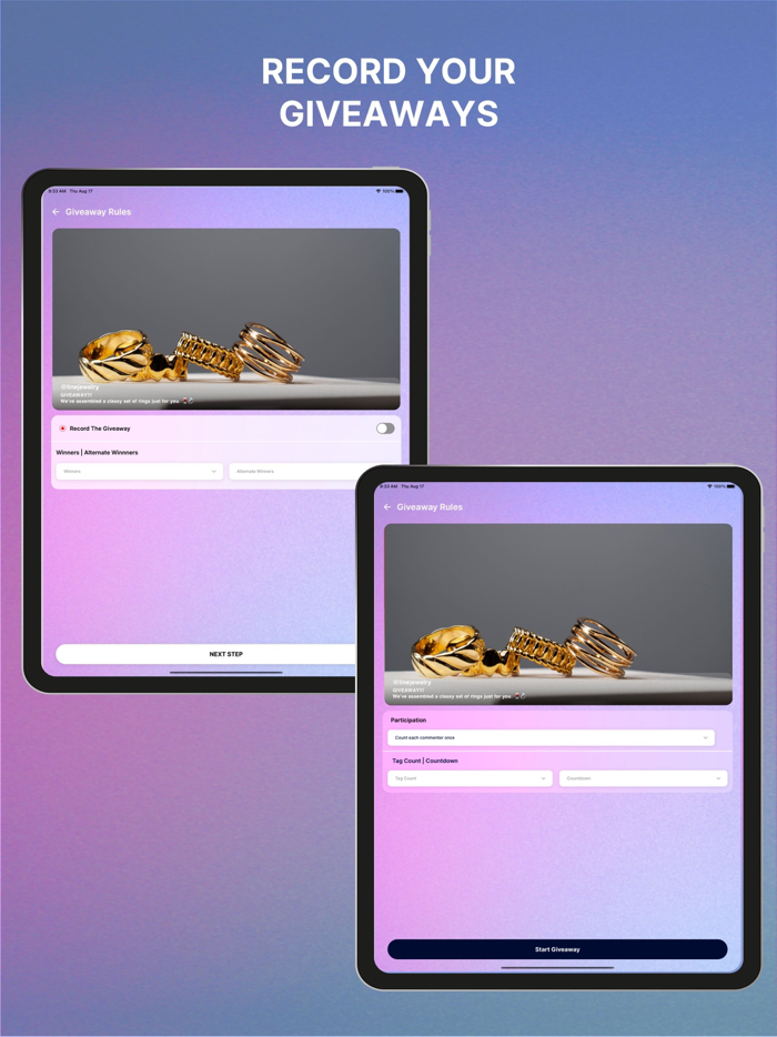 Giveaway Jet for Instagram