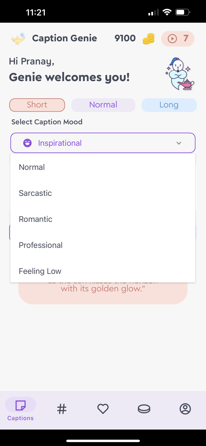 Caption Genie - AI Captions