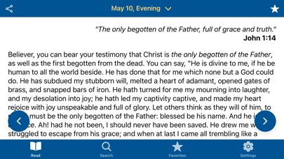 Spurgeon Morning and Evening Screenshot