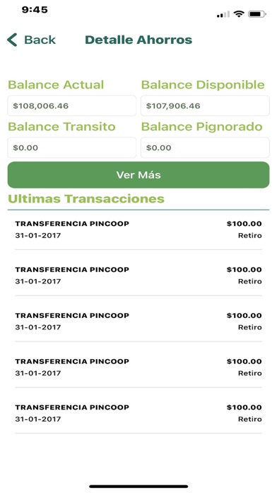 Coopsano Movil Screenshot