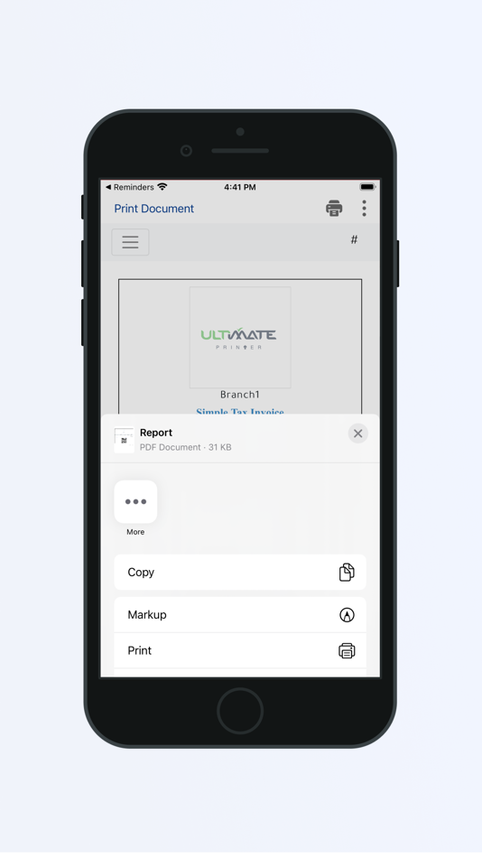 #3. Ultimate Printer (iOS) By: Ultimate Solutions