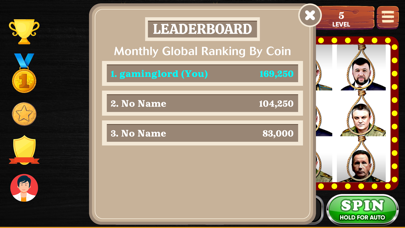 War Criminal Slot Machine Screenshot