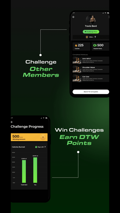 Deposit The Work - Fitness App Screenshot