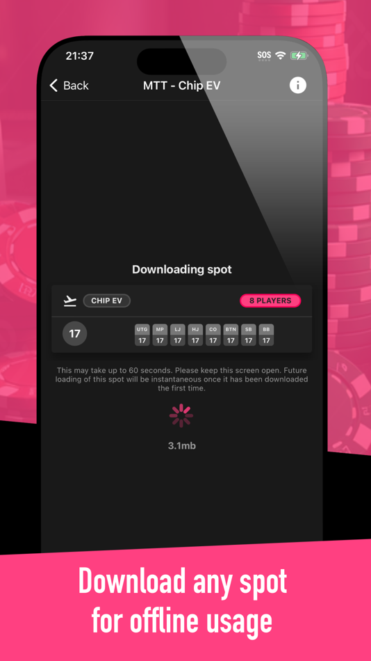 #8. GTO Ranges+ Poker Solver (iOS) Podle: Crafty Wheel Studios Pty Ltd
