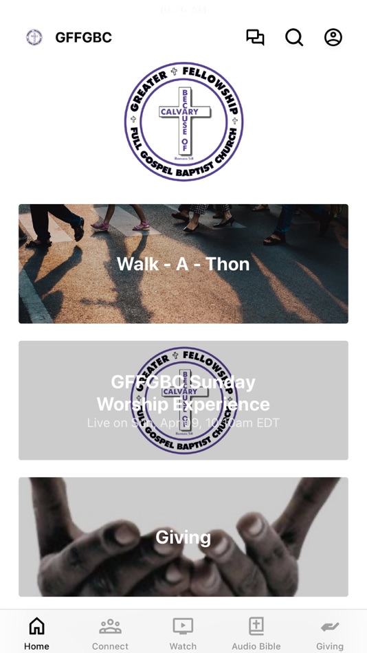 #1. Greater Fellowship Church DC (iOS) 来自: Greater Fellowship Missionary Baptist Church