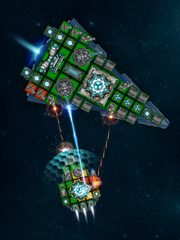 Screenshot #2 for Space Arena: Spaceship Game