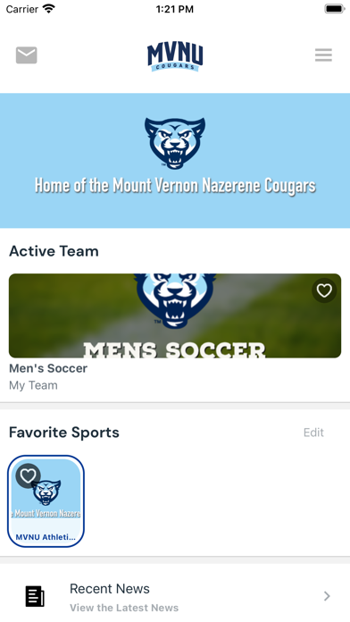 MVNU Athletics Screenshot