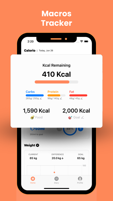 Calorio: Nutrition Tracker screenshot n.3