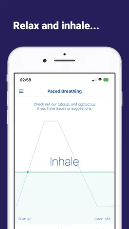 Game screenshot Paced Breathing Trainer hack