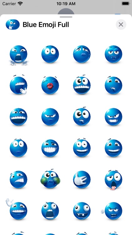 Blue Emoji screenshot-4