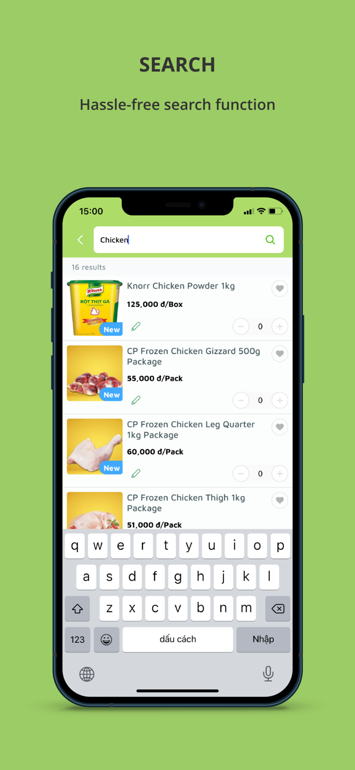 Kamereo 1 Food Supplier