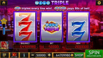 Wild Triple 777 Slots Casino Screenshot