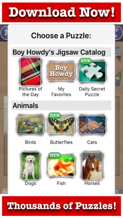 Mess Free Jigsaw Puzzles Screenshot