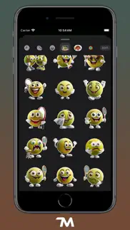 How to cancel & delete tennis faces stickers 3