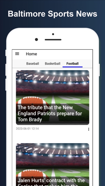 Baltimore Sports News App