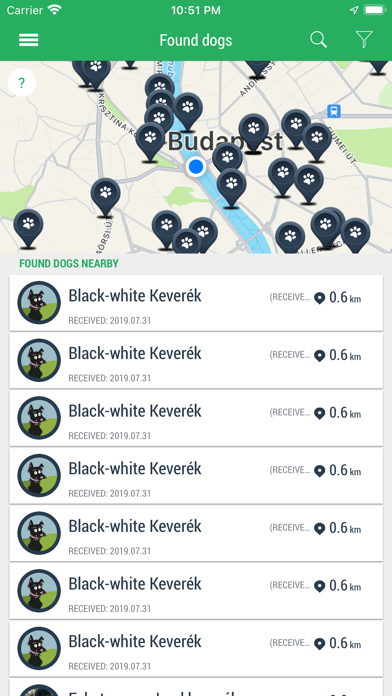 Screenshot #3 pour Vigyél Haza kutyakereső