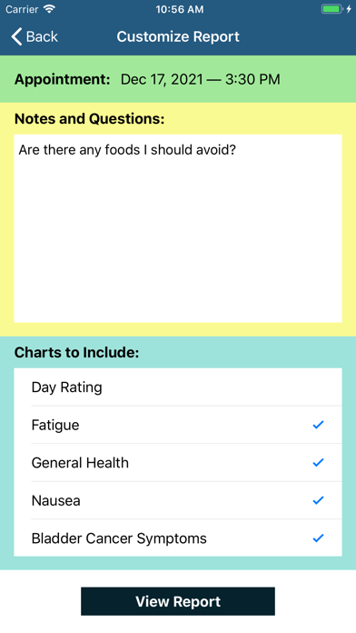 Bladder Cancer Manager Screenshot