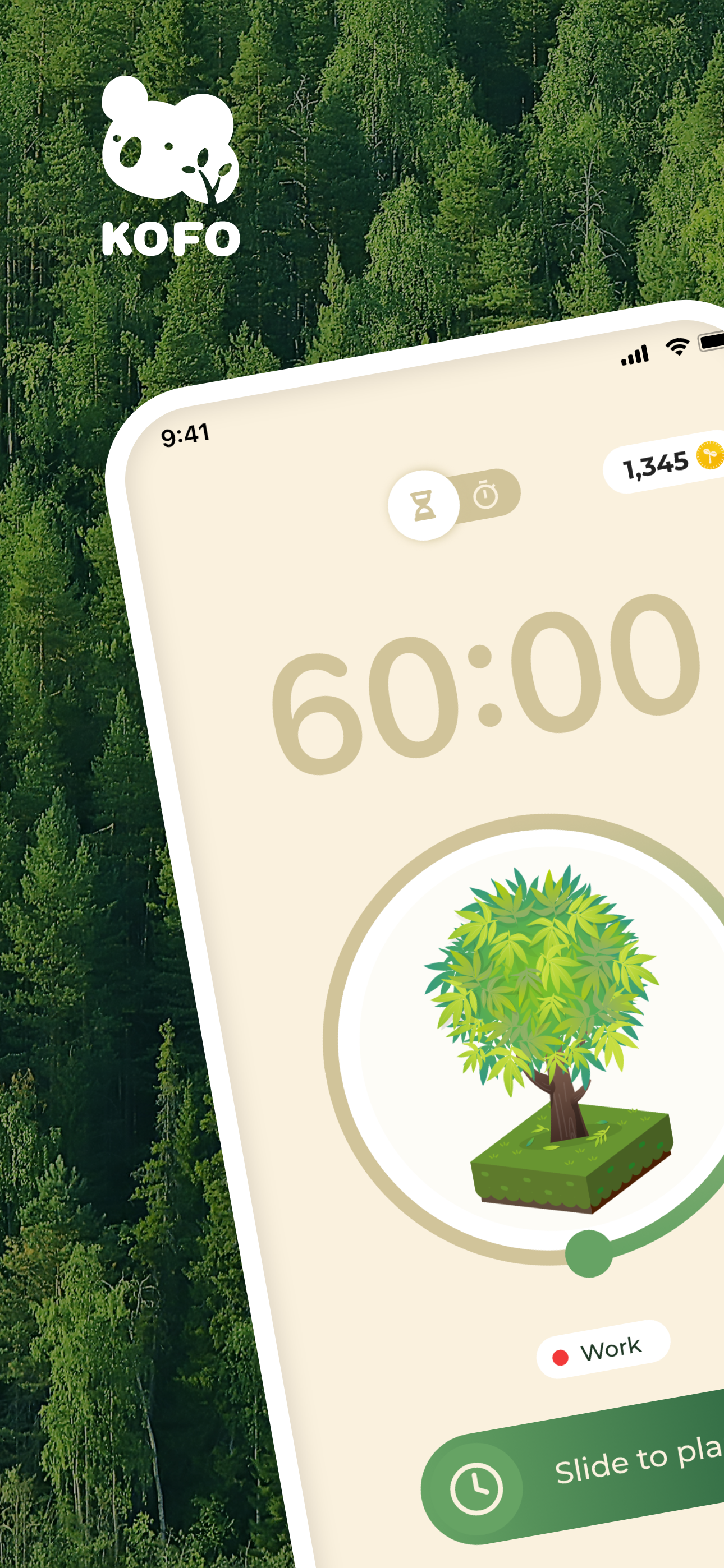 KOFO, focus for work and study