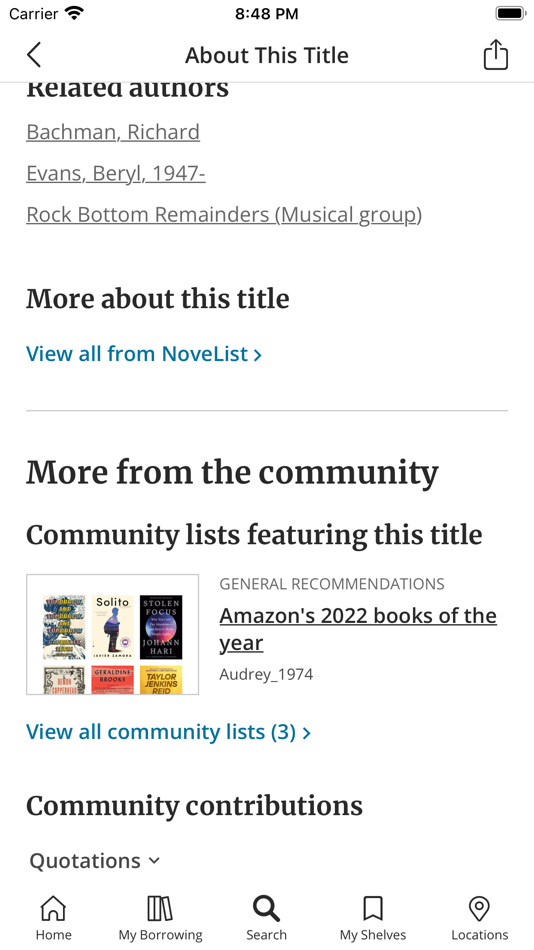 #7. Kitsap Regional Library (iOS) By: Kitsap County Rural Library District