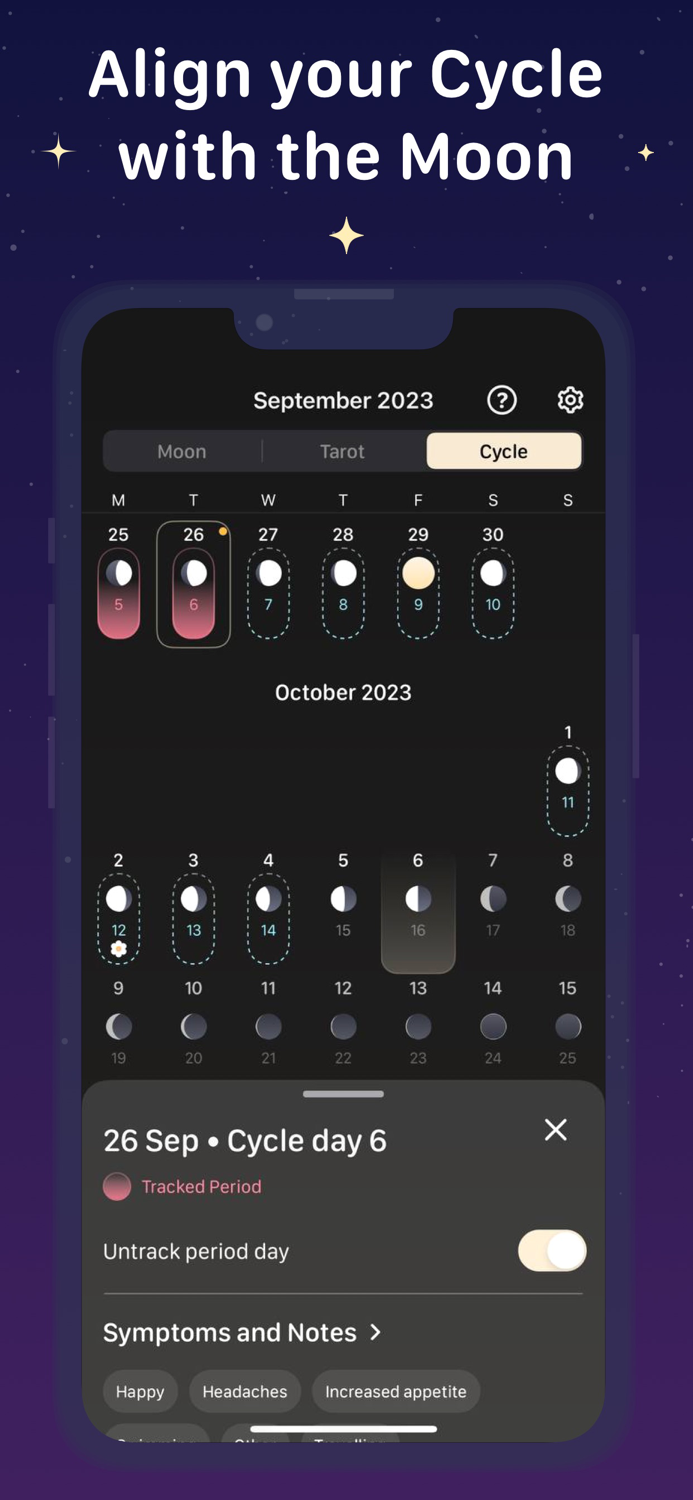 MoonX — Moon Calendar Ud Love