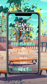 game of skate! iphone screenshot 2