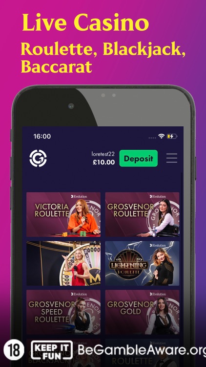 Grosvenor Casino Online Games