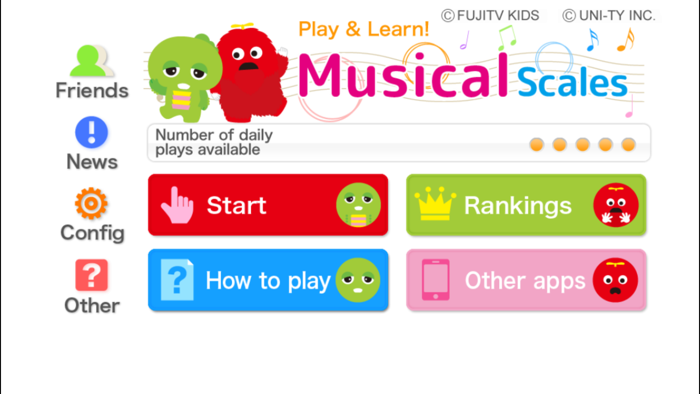 Musical Scales U-F