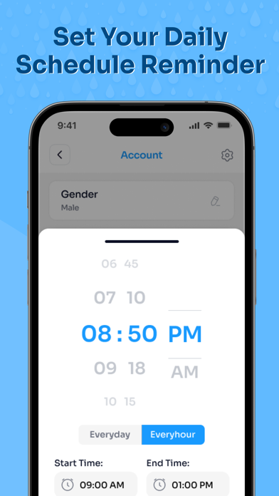 HydraHabit -Water Reminder app Screenshot