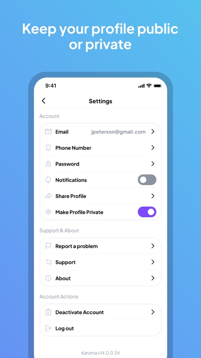 KARIZMA Jobs Screenshot