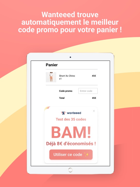 Screenshot #6 pour Wanteeed Code Promo & Cashback