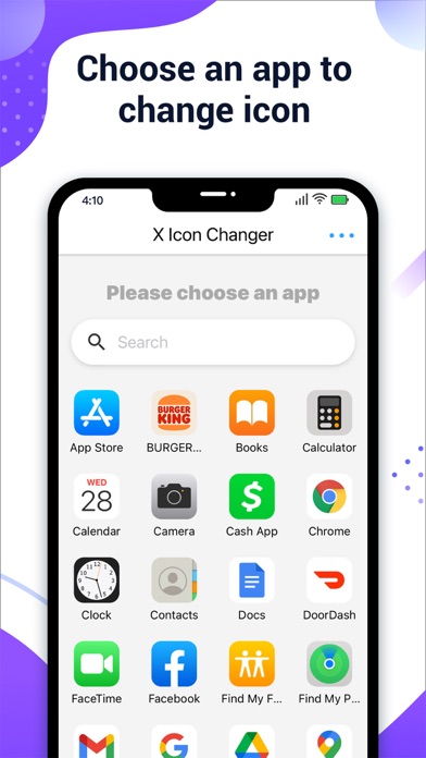 Screenshot #1 pour X Icon Changer: Customize Icon