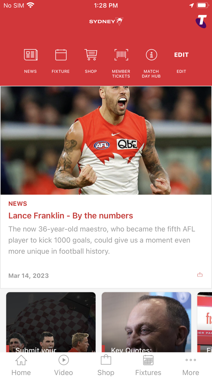 Sydney Swans Official App