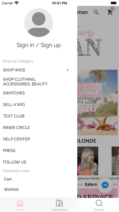 Wigs For Every Woman Screenshot