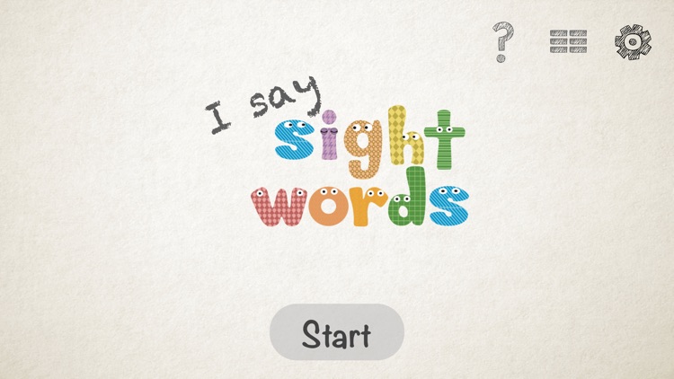I Say Sight Words
