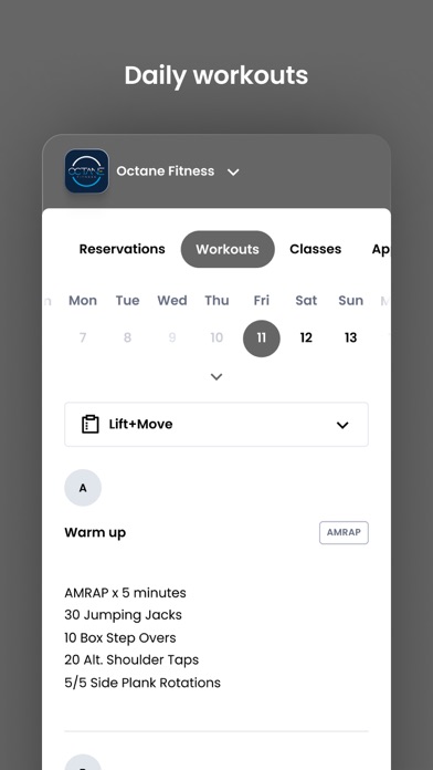 Octane Fitness NC Screenshot