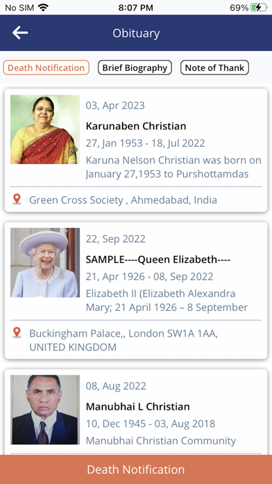 GCC Gujarati Christian Connect Screenshot