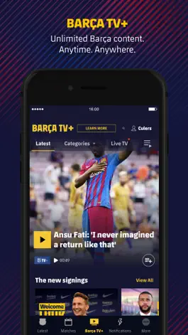Game screenshot FC Barcelona Official App hack