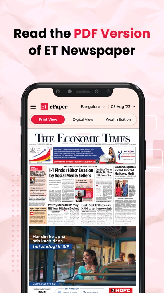 Economic Times Newspaper App - 1.1 - (iOS)
