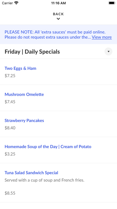 Ziggie's Family Restaurant Screenshot