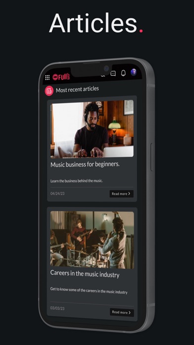 Full Jam Music Hub iPhone screenshot 7 - Music app