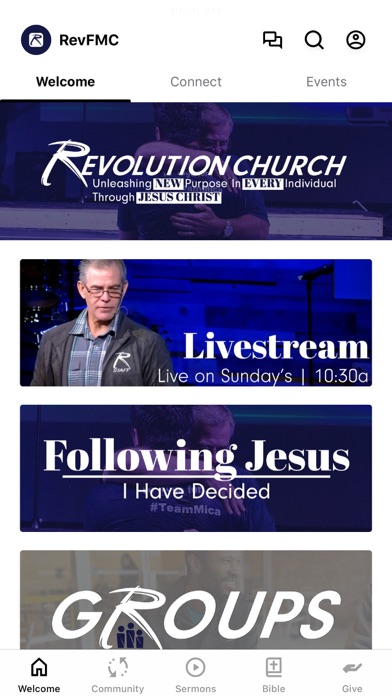 Revolution Church App Screenshot