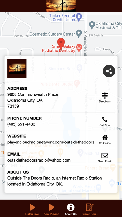 Outside The Doors Radio Screenshot